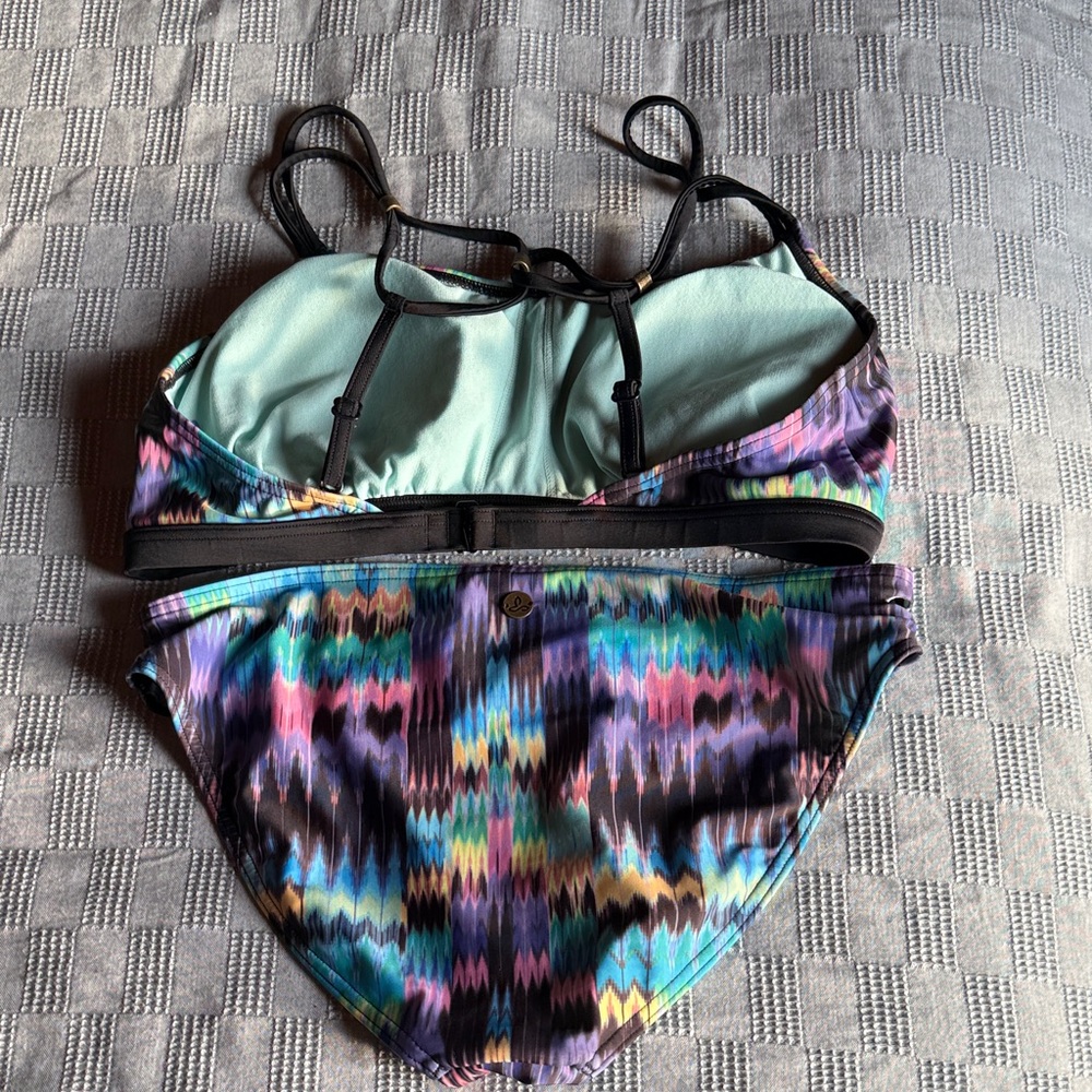 Prana Vibrant Multicolor Bikini Set - Picture 7 of 7